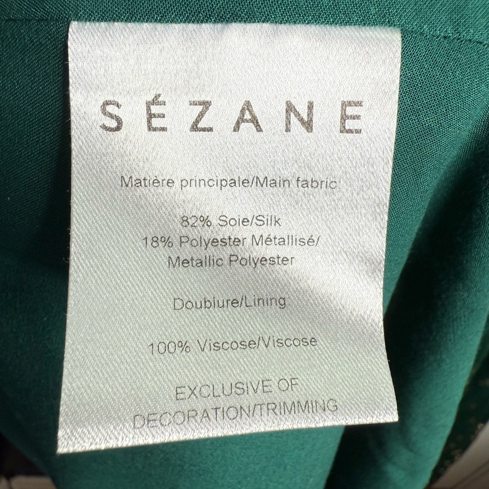 SEZANE Robe Armelle Maxi Wrap Dress Style-Hunting W1480 Sz 36 FR or 4 US - Picture 12 of 14